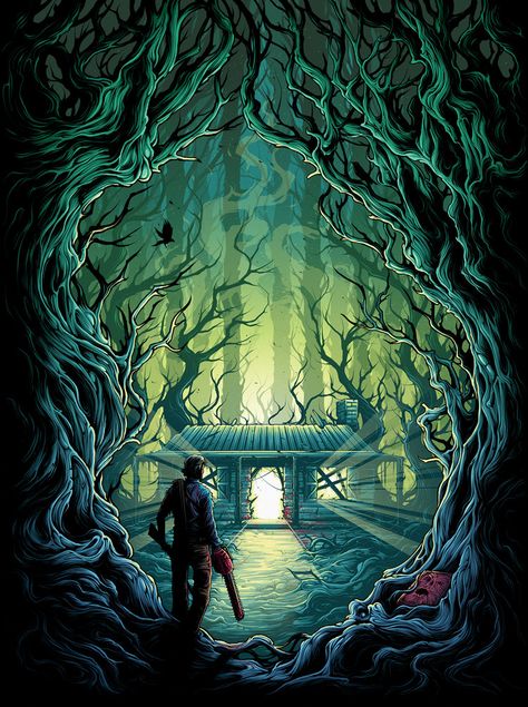 GROOVY — DAN MUMFORD Portal 2 Chell, Dan Mumford, Acid Art, Bg Design, Horror Movie Icons, Horror Artwork, Evil Dead, Horror Posters, Bruce Campbell