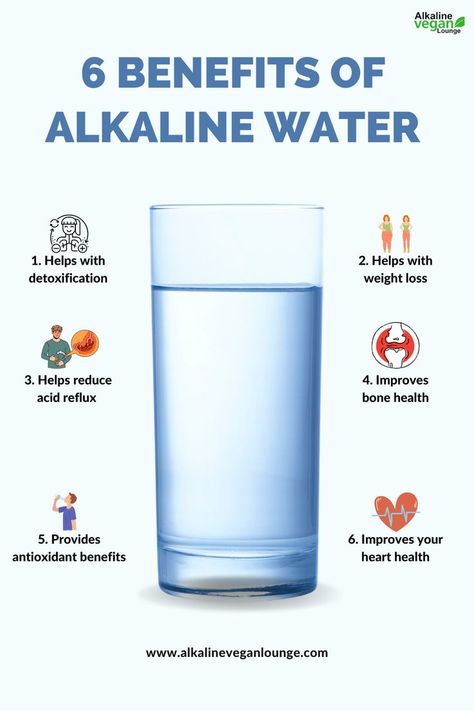 Benefits of Alkaline Water Benefits Of Alkaline Water, Lemon Water Challenge, Alkaline Water Bottle, Dr Sebi Alkaline Food, Alkaline Water Benefits, Ph Water, Benefits Of Drinking Water, Water Challenge, Water Benefits