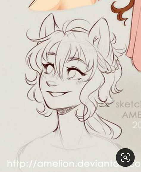 How To Draw Cat Ears On People, Human With Cat Ears Drawing, Wolf Ears On Human Drawing, Humanoid Cat Oc, Wolf Person Drawing, Animal Ears On Humans, Winged Cat Drawing, Hybrid Human Oc, Ear Wings Drawing