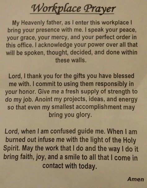 Work prayers Prayers For The Day Mornings, Morning Prayers For Work, Prayers For Things To Work Out, Prayers Against Negative People, Work Place Prayers, Prayers For My Co Workers, Prayers For Protection At Work, Prayers For Success At Work, Prayers For Work Success