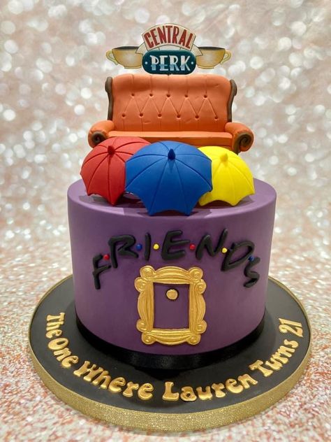 Friends Theme Cake Topper, Friends Tv Show Cake Ideas, Friends Theme Cake Ideas, Friends Themed Birthday Cake, Friends Themed Cake Ideas, Friends Cake Ideas, Friends Bday Cake, Friends Tv Show Cake, Friends Cake Design