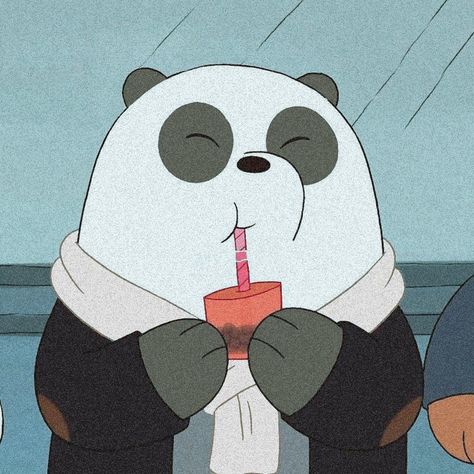 We bare bears(Panda) Aesthetic Edit☁️ Panda Icon, Ice Bear We Bare Bears, We Bare Bears Wallpapers, Bear Images, Panda Wallpapers, Cute Panda Wallpaper, We Bear, Cartoon Profile Pictures, Cute Emoji Wallpaper