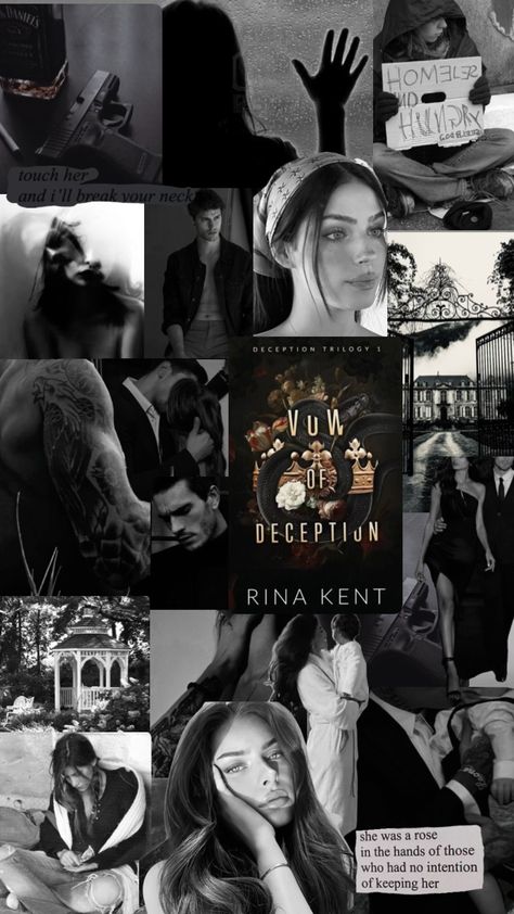 Vow Of Deception Rina Kent, Deception Trilogy Rina Kent, Acknowledgments For Project, Deception Trilogy, Dark Deception, Rina Kent, Novel Characters, Dark Romance Books, Top Books To Read
