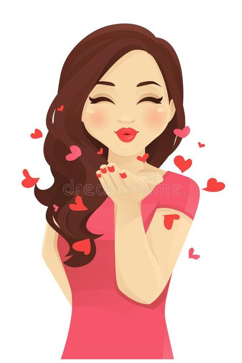 Women Vector, Bisous Gif, Images Emoji, Love Smiley, Blowing Kisses, Emoji Symbols, Kiss Pictures, Emoji Love, Love You Gif