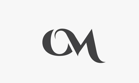 Om Logo Design, Qm Logo, Om Logo, Logo Om, Eyebrows Sketch, Dm Logo, Logo Dental, Logo Design Collection, Stylish Logo