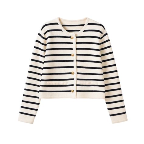 PRICES MAY VARY. 70% wool, 27% polypropylene, 3% nylon Imported Buckle closure Hand Wash Only ❤️Casual Cardigan Soft Knit Fabric,warm,stay Comfortable and Stretch Cardigan Coat. This sweater will be the one you wear on repeat this season. ❤️Women's striped sweater, casual and stylish, with unique designs. The one where everyone asks where you got it from. ❤️It is compiled from 70% wool+27% polypropylene+3% nylon, relaxed and breathable fabric. A striped cardigan will keep you comfortable through Open Coat, Nautical Sweater, Cardigan Knitted, Y2k Tops, Knitted Jacket, Cropped Pullover, Striped Cardigan Sweater, Style Cardigan, Button Cardigan