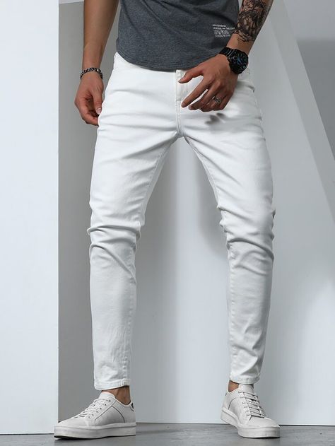 White jeans outfit