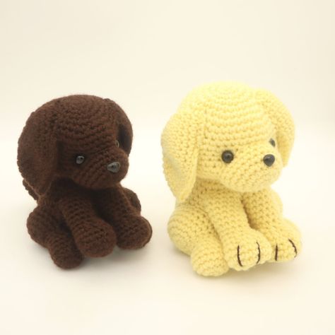 Chocolate Lab Crochet Pattern, Labrador Crochet Pattern Free, Labrador Crochet Pattern, Crochet Dog Free Pattern, Crochet Dog Amigurumi, Dog Amigurumi, Free Amigurumi Crochet Patterns, Crochet Dog Patterns, Amigurumi Crochet Patterns