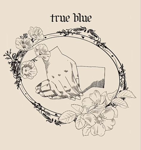 Tatting, Tattoos, True Blue Tattoo Boygenius, Blue Tattoo, True Blue, Blue