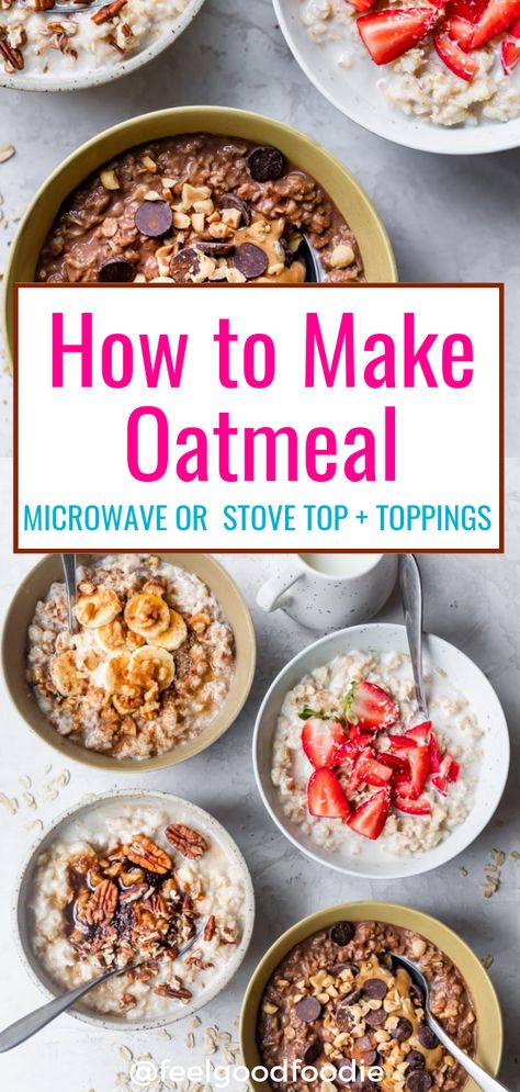 Ways To Eat Oatmeal For Breakfast, Ideas For Oatmeal, Easy Morning Oatmeal Recipes, Healthy Microwave Oatmeal Recipes, Healthy Oatmeal Recipes Breakfast Easy, Healthy Oatmeal Recipes Microwave, Healthy Microwave Oatmeal, Microwave Oatmeal Recipes Healthy, Oatmeal Recipes Breakfast Healthy Easy