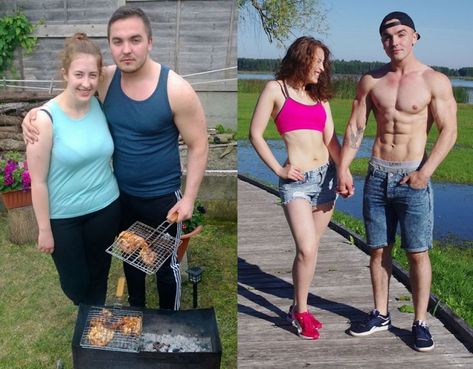 Fitness Couples, Fitness Photos, Fishing Girls, Fit Couples, Funny Couples, Fitness Transformation, Yoga Inspiration, Lose Belly, Couple Pictures