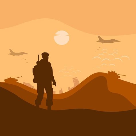 Destruction Illustration, Army Illustration, City Destruction, Soldier Painting, Soldier Illustration, Army Painting, Army Background, Euphoria 2, Soldier Silhouette