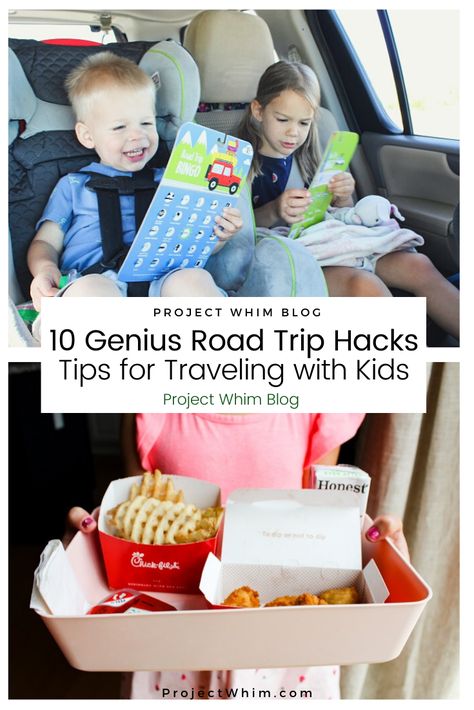 Car Ride Travel Hacks, Snack Basket For Road Trip, Disney Roadtrip Ideas, Family Road Trip Tips, Two Year Old Road Trip Activities, Road Trip Fun For Kids, Road Trip With Two Year Old, Beach Travel Hacks, Lake Hacks For Kids