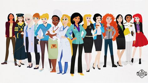 Anna E Elsa, Career Quiz, Anna Und Elsa, Princesa Tiana, Career Women, Merida Brave, Business Woman Successful, Animal Rights Activist, Princess Drawings