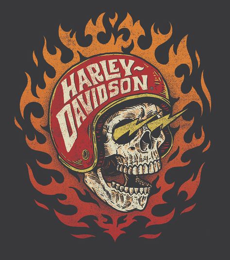 Logo Moto, Motorcycles Logo Design, Motorcycle Art Painting, Biker Logo, Harley Davidson Posters, Vogel Tattoo, Harley Davidson Tattoos, Skulls And Bones, Rockabilly Art