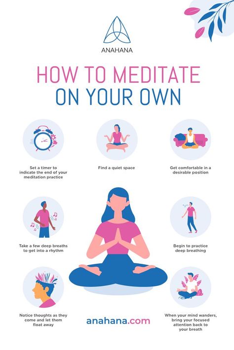 How to Meditate On Your Own! Health, Yoga, Meditation, Inner Peace, How To Meditate