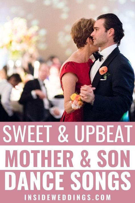 Discover 22 upbeat mother-son dance songs that aren't too sappy for this special moment between mom and son at your wedding reception! Mother Groom Dance Songs, Country Dance Songs, Mother Son Dance Songs Wedding, Songs For My Son, Mother Son Wedding Songs, Mother Son Songs, Mother Son Wedding Dance, Mother Son Dance Songs, Wedding Music Playlist