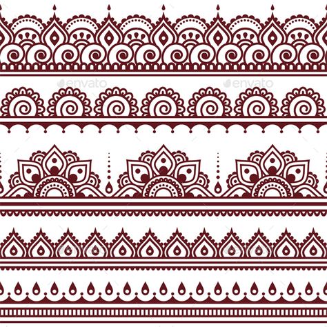 Vector ornament orient traditional style on white   FEATURES: 100 Vector Shapes All groups have names All elements are easy to m Female Tattoos, Cat Tattoos, Shoulder Tattoos, Cross Tattoos, Indian Henna Tattoo, Henne Tattoo, Sanskrit Tattoo, Indian Henna, Pola Bordir