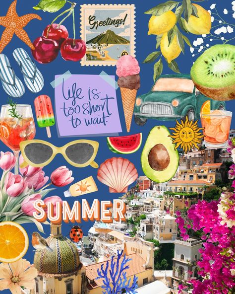 I love putting on a show in the background and making collages for each month/project💗 🌞 #summermood #summermoodboard #visionboard #piccollage #summercollage #readyforsummertime #summerbreak #moodboardsaesthetic #moodboarding #visualcreative #positanoitaly #summerbackground #summerwallpaper #wallpaper #wallpapercollage Bee Designs, Summer Backgrounds, Bee Design, Summer Wallpaper, Summer Break, June 19, Mood Board, Etsy Seller, Bee