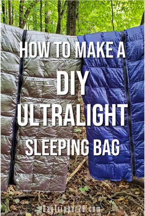 Ultralight Camping Gear, Diy Sleeping Bag, Camping Gear Diy, Ultralight Backpacking Gear, Lightweight Sleeping Bag, Ultralight Tent, Camping Gear Survival, Summer Backpacking, Ultralight Camping