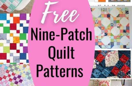 Patchwork, Nine Patch Quilt Patterns, Patch Quilt Patterns, Beginner Quilt Patterns Free, Lap Quilt Patterns, 9 Patch Quilt, Nine Patch Quilt, Quilting Designs Patterns, Quick Quilt