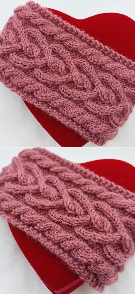 Knit Cable Headband, Cable Headband Knitting Pattern Free, Cable Headband Pattern Free, Knit Headband Patterns, Free Knitted Headband Pattern, Cable Heart Knitting Pattern Free, Knitting Patterns Headband, Knitted Headbands For Women, Free Knitted Headband Patterns For Women