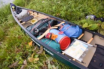 Canoe Kit Fully Lashed down Kayak Fishing, Canoe Trip, Canoe Fishing, Canoe Camping, Canoe Paddle, Kayak Camping, Camping Mat, Camping Destinations, Canoe And Kayak