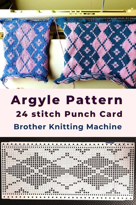 Fair Isle Knitting, Brother Knitting Machine, Free Pattern Download, Knitting Machines, Fair Isle Knitting Patterns, Knitting Machine Patterns, Card Pattern, Knitting Machine, Punch Cards