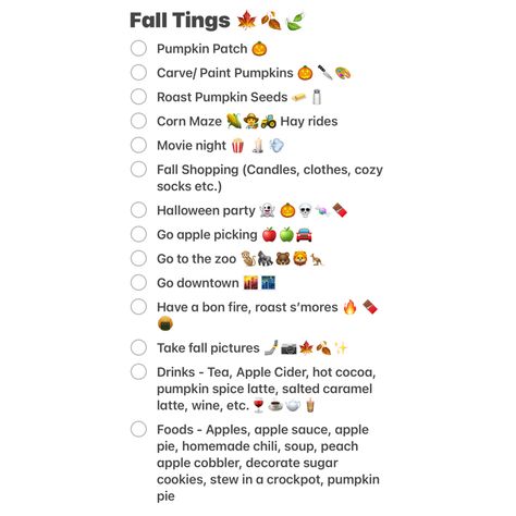 Things To Do During Fall With Friends, October Things To Do With Friends, Things To Do With Your Best Friend Fall, Things To Do With Bf In Fall, Halloween Things To Do With Your Bestie, Fall Things To Do With Your Boyfriend, Things To Do With Friends On Halloween, Stuff To Do In October, Things To Do At Fall Party