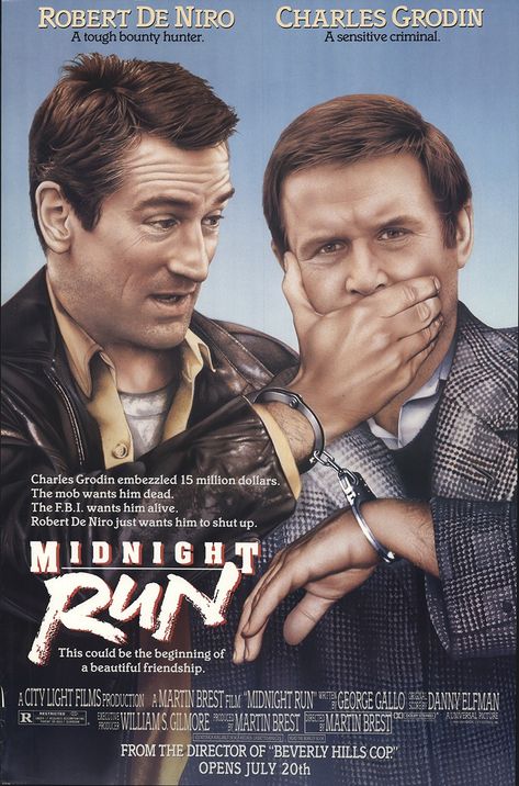 Run Film, Midnight Run, Movie Artwork, Best Movie Posters, Worst Movies, Cinema Posters, Film Stars, Great Films, Bounty Hunter