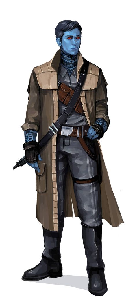 Chiss Smuggler by Will Nunes Imperial Agent, Star Wars Species, Star Wars Bounty Hunter, Grand Admiral Thrawn, Star Wars The Old, Star Wars Characters Pictures, Star Wars Concept Art, Star Wars Rpg, Star Wars Costumes