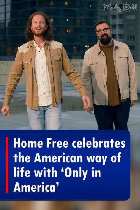 Home Free has established themselves as one of the premier acapella groups in the country, igniting their fan base with beautiful vocals and patriotic lyrics. Their latest single, ‘Only in America,’ celebrates the men and women who live their dreams every day – and the country that makes it possible for them to realize these dreams. It is a soulful and stirring rendition. #homefree #onlyinamerica #acapella #song #music #america #unitedstates #countrymusic #country Home Free Songs, Austin Brown Home Free, Acapella Songs, Home Free Music, Home Free Vocal Band, Singing Groups, Christian Song Lyrics, Great Song Lyrics, Only In America