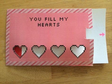 Valentijnsdag Diy, Valentines Day Cards Diy, Valentines Day Cards Handmade, Cute Valentines Card, Diy Valentines Cards, Valentine Cards Handmade, Retro Valentines, Cadeau Couple, Cards Diy