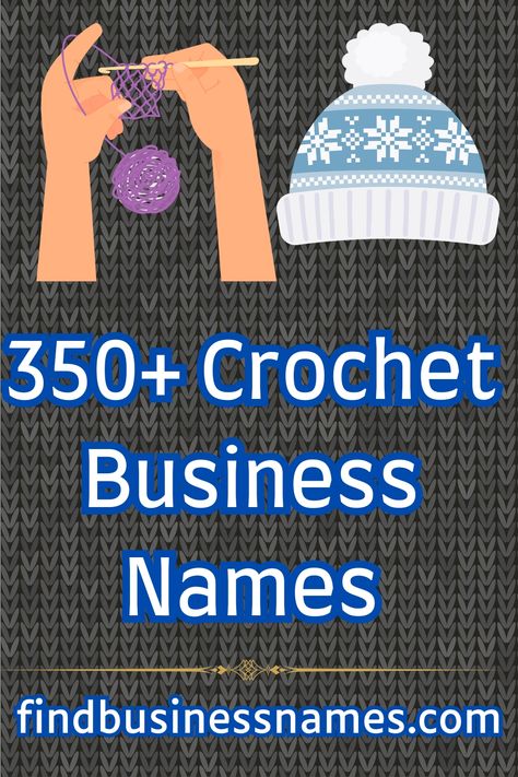 Get hooked on the perfect blend of creativity and craftsmanship with our curated collection of crochet business names! 🧶🔍✨ Discover a world of unique words that will inspire your brand and captivate your audience. From trendy and modern to timeless and classic, our Pinterest board is a treasure trove of inspiration for your crochet business. #CrochetLife #HandmadeGoodness#CrochetInspiration #CrochetCommunity#CrochetBusiness #BusinessNames Aesthetic Crochet Business Names, Logo For Crochet Business, Etsy Store Names Ideas, Names For Crochet Business, Crochet Business Logo Ideas, Crochet Business Name Ideas, Crochet Shop Names, Crochet Brand Name Ideas, Crochet Shop Name Ideas