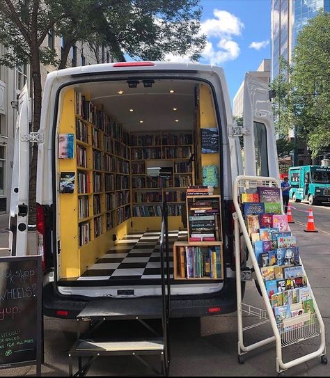 Boutique Bookstore, Traveling Bookstore, Bus Store, Mobile Bookstore, Library Bus, Dream Bookstore, Reading Retreat, Book Truck, Book Van