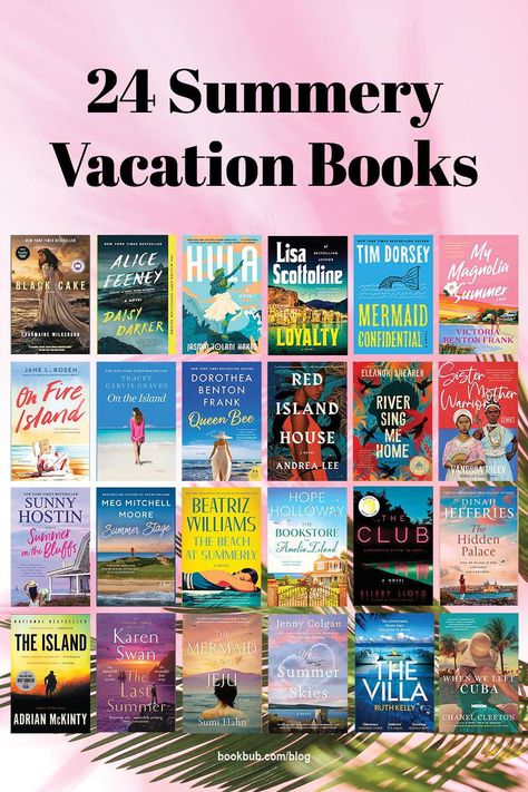 24 top vacation books for your summer reading list. 2023 Books To Read, Summer Book Recommendations, Best Book Club Books, Best Historical Fiction Books, Summer Book Club, Summer Reads, Summer Book, Books Everyone Should Read, Good Romance Books