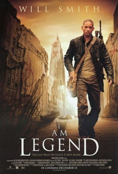 I Am Legend (2007) Will Smith Movies, The Last Man On Earth, I Am Legend, Dystopian Future, Last Man, Movie Prints, When You Sleep, Dehydration, Movie Collection