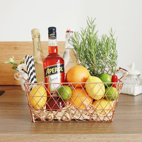 Gift basket - Aperol spritz, DIY gifts, hostess gift, perfect summer gift