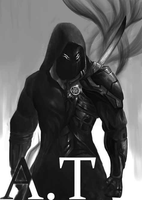 Modern Assassin Art, Assassin Oc, Black Assassin, Ghost Assassin, Shadow Assassin, Anime Assassin, Modern Assassin, Black Armor, Future Soldier