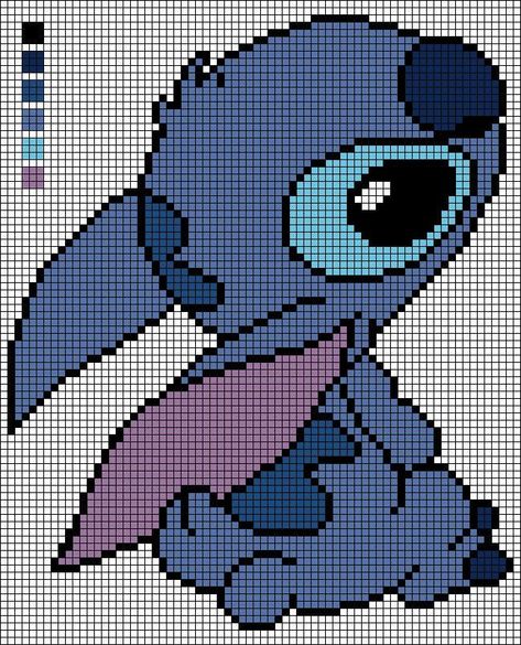 C2c Lilo And Stitch, Cross Stitch Patterns Free Printable Charts Disney, Disney C2c Crochet Pattern, Disney Stitch Cross Stitch Pattern, Lilo And Stitch Cross Stitch Pattern, Pixel Graph Crochet Chart, Lilo And Stitch Crochet Pattern Free, Pixel Art Pattern Disney, Disney Cross Stitch Patterns Free Charts