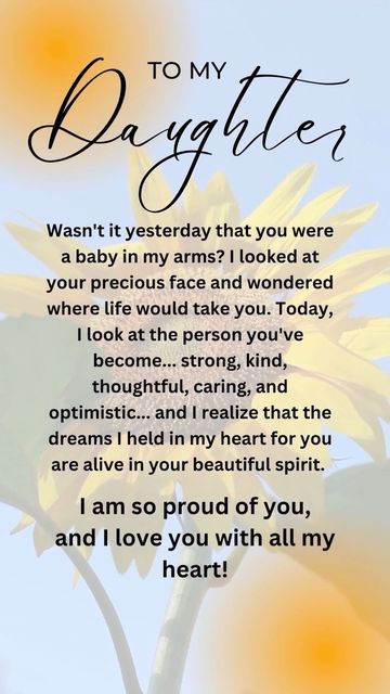 Poem To My Daughter, Love You Daughter Quotes, Love My Daughter Quotes, Letter To Daughter, Proud Of My Daughter, Prayers For My Daughter, Daughter Ring, Daughter Poems, Birthday Quotes For Daughter