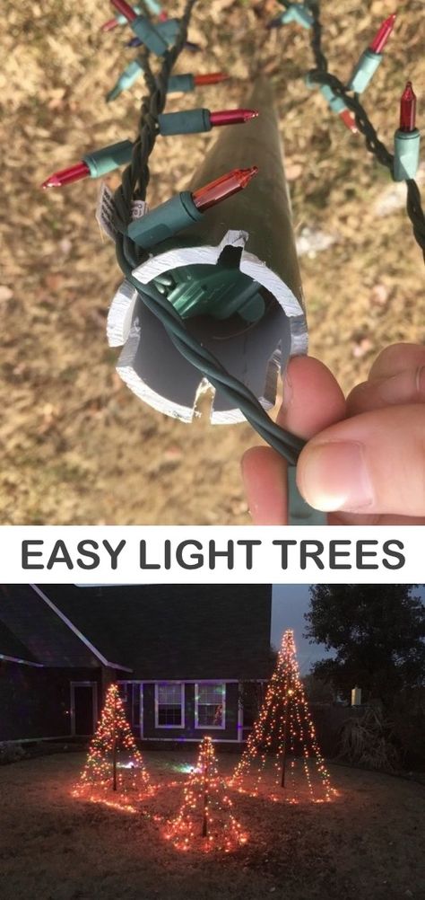 Outdoor Christmas Diy, Outside Christmas Decorations, Diy Christmas Lights, Christmas Decorations Cheap, Christmas Tree Decorations Diy, Christmas Yard Decorations, Easy Christmas Decorations, Christmas Decorations Diy Outdoor, Diy Christmas Decorations Easy