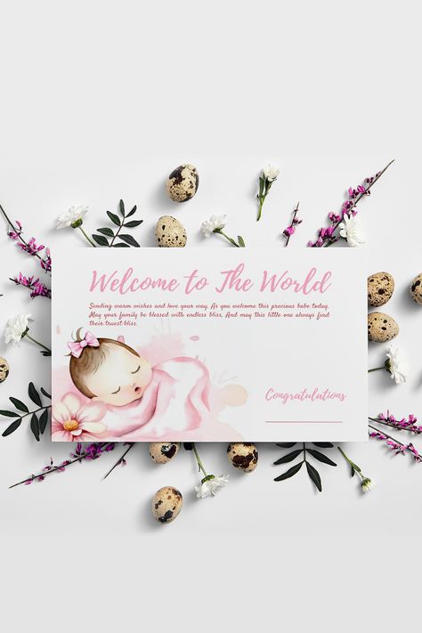 Lovable New Born Baby Cards for new born baby. Baby Announcement Cards, New Born Baby Card, Baby Announcement Card, New Baby Announcement, Baby Greeting Cards, New Baby Announcements, New Born Baby, Bundle Of Joy, Simple Illustration