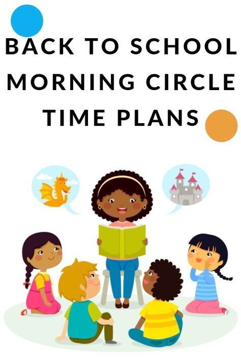 Back to School Morning Circle Time Plans: Everything you need to have a successful first week of school morning circle time with the students from songs to sings and books to read. #circletime #backtoschool #earlyliteracy #GrowingBookbyBook #morningcircle Montessori, Morning Circle Time, Preschool Circle Time Activities, Morning Circle, Time Lessons, Circle Time Activities, Preschool Circle Time, School Morning, First Week Of School