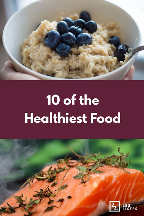 Top 10 Healthy Foods, 10 Healthy Foods, Healthiest Foods, Best Fat Burning Foods, Clean Eating Meal Plan, Good Foods To Eat, Food Facts, Mindful Eating, Unhealthy Food