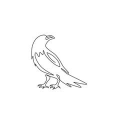 Single Line Raven Tattoo, Raven Line Art Tattoo, Raven Outline Drawing, Raven Fine Line Tattoo, Raven Line Tattoo, Raven Line Drawing, Raven Outline Tattoo, Cute Raven Tattoo, Crow Tattoo Outline