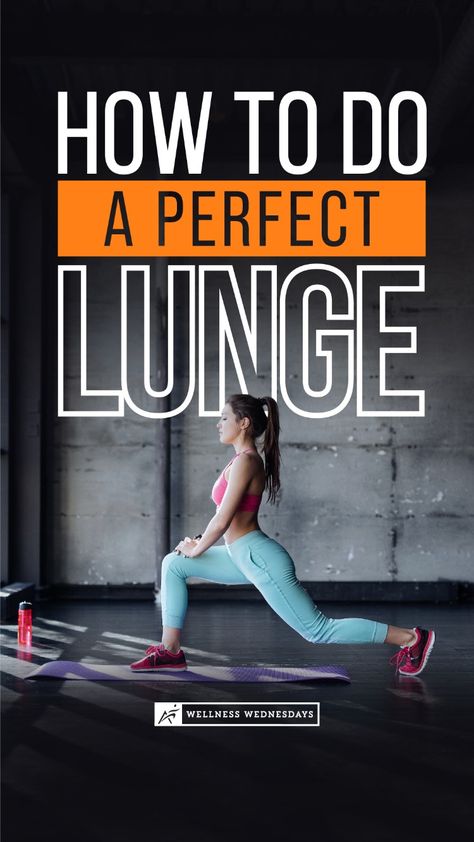 Lunges are perfect for stretching out your core and leg muscles, but to get the most out of this exercise, you need to have proper form. Here's how to achieve that perfect lunge every time and get the most out of your stretches. #lunges #legworkout #wellnesswednesday #airrosti #workoutwednesday #coreworkout How To Get Better At Lunges, Proper Lunge Form, How To Lunge, Weighted Lunges, Lunges Workout, Forward Lunges, Lunge Challenge, Beginners Exercise, Thighs Workout