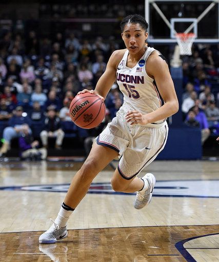 Williams has overcome a severe knee injury and self doubts to become a star for the Huskies and one of the most complete players in college basketball. Women Basketball Players, Gabby Williams, Female Basketball Players, Basketball Poses, Karyn Parsons, Woman Basketball, Basketball Bracket, Uconn Basketball, Basketball Senior Pictures