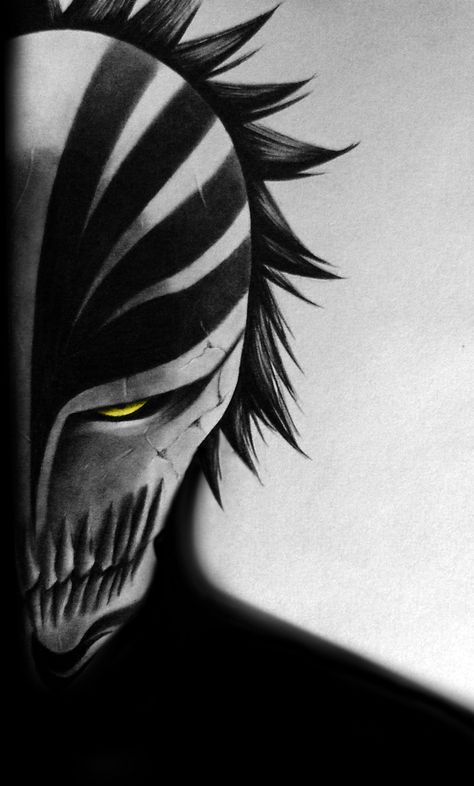 Ichigo Hollow Mask, Lukisan Landskap, Ulquiorra Cifer, Ichigo Y Rukia, Byakuya Kuchiki, Bleach Anime Ichigo, Bleach Anime Art, Kurosaki Ichigo, Anime Bleach