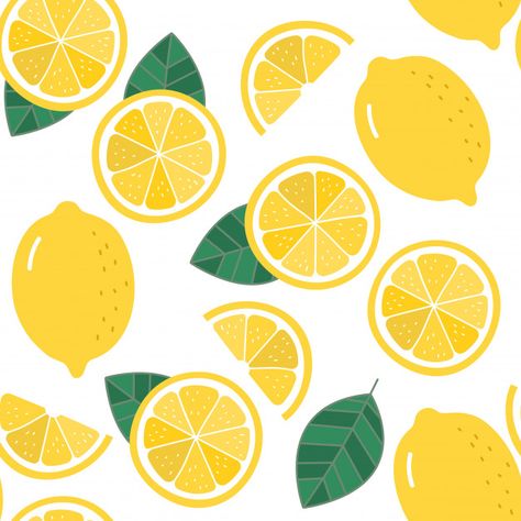 Lemon seamless pattern Premium Vector | Premium Vector #Freepik #vector #background #pattern #food #texture Lemon Pattern Wallpaper, Lemon Texture, Lemon Pattern, Lemon Art, Deer Illustration, Linoleum Block Printing, Food Texture, Lemon Patterns, Pottery Painting Designs